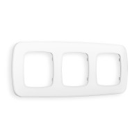 OF140123 Рамка OMEGA Ecta Белый матовый 3-ая AMBRELLA VOLT