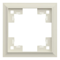 Одноместная рамка классик, кремовый сатин (35910 MC)