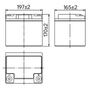 Аккумуляторные батареи MNB Battery MM 38-12