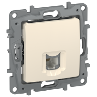 IEKETIKA Розетка телефонная RJ11 6723401 слоновая кость IEK