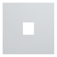 Лицевая панель для одиночной информационной розетки, серебро (35441 SV)