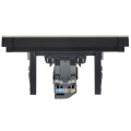 FORTE&PIANO Розетка компьютерная RJ45 кат.5E FP832M металл слоновая кость IEK