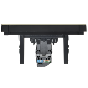 FORTE&PIANO Розетка компьютерная RJ45 кат.5E FP832M металл слоновая кость IEK