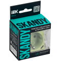 SKANDY Розетка с заземлением с защитными шторками 16А с USB C 18Вт SK-R17G мятный IEK