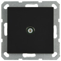 Jasmart G Черный матовый Розетка TV оконечная G6001PB
