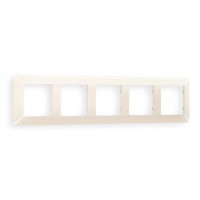 AF110305 Рамка ALFA Line Бежевый глянец 5-ая AMBRELLA VOLT