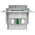 FLITE Розетка 1-местная с заземлением с защитными шторками 16А с USB A+C 20Вт безвинтовое крепление РСЮшс11-1-ФлС серый IEK