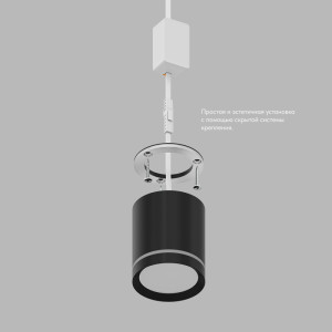 Накладной светильник Denkirs DK4016-BK