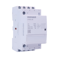Контактор модульный VOLTHAUS VYHC 25А 4NO, управление 230В AC