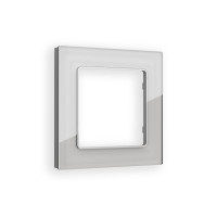 AF330401 Рамка ALFA Platos Серебро Стекло органическое 1-ая AMBRELLA VOLT