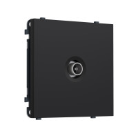 MS993010 Комплект механизма TV розетки оконечной SIGMA Черный Мягкое касание 50-870 MHz 1dB QUANT PRO (SP9930, PR202)