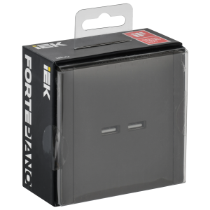 FORTE&PIANO Розетка USB A+A 3,1А FP349 серый IEK