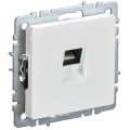 BRITE Розетка компьютерная RJ45 кат.6 РК11-БрЖ жемчуг IEK