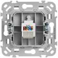 FLITE Розетка компьютерная RJ45 категория 6 UTP РК6-1-0-ФлС серый IEK