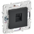SKANDY Розетка компьютерная RJ45 кат.5E SK-K01G графит IEK