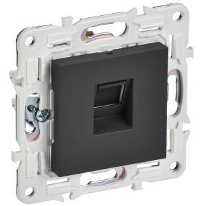 SKANDY Розетка компьютерная RJ45 кат.5E SK-K01G графит IEK