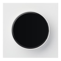 Термостат RIKETT для теплых полов с круглым дисплеем, белый сатин (32233 MW)