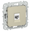 FLITE Розетка компьютерная RJ45 категория 5Е UTP РК5е-1-0-ФлШ шампань IEK