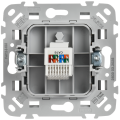 FLITE Розетка компьютерная RJ45 категория 6 UTP РК6-1-0-ФлЧ черный IEK
