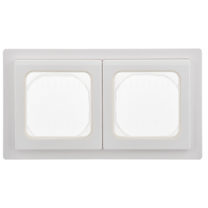 FLITE Рамка 2-местная IP55 Рпро-2-55-ФлБ белый IEK