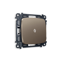 MO632035 Комплект механизма 1-кл проходного выключателя с подсветкой 5600K OMEGA Темная бронза матовый QUANT OP6320, VM105, G25W AMBRELLA VOLT