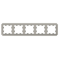 ATLASDESIGN ANTIQUE 5-постовая РАМКА, универсальная, ШАМПАНЬ ATN100505