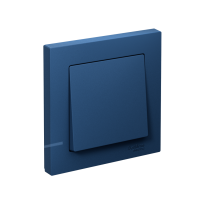 ATLASDESIGN 1-клавишный ВЫКЛЮЧАТЕЛЬ, сх.1, 10АХ, в сборе, АКВАМАРИН ATN001112