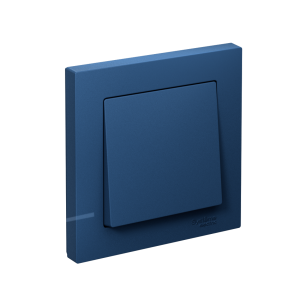 ATLASDESIGN 1-клавишный ВЫКЛЮЧАТЕЛЬ, сх.1, 10АХ, в сборе, АКВАМАРИН ATN001112