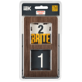 BRITE Рамка 2-местная РУ-2-1-Бр металл коричневый RE AL IEK