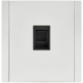 FORTE&PIANO Розетка компьютерная RJ45 кат.6 FP231M металл белый IEK