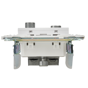 SKANDY Розетка двойная TV+SAT SK-A13W арктический белый IEK