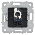 BRITE Розетка компьютерная RJ45 кат.6 РК11-БрГН металл хром/никель IEK