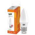 Лампа светодиодная C35 9Вт свеча 3000К E27 230В IEK LLE-C35-9-230-30-E27