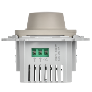 FLITE Светорегулятор проходной TRIAC 550Вт СС26-5-12-ФлЛ льняной IEK