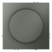 Светорегулятор встраиваемый VOLTUM S70 поворотно-нажимной 600 Вт, (титан)