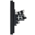 FORTE&PIANO Розетка двойная RJ11+RJ45 кат.5E FP235M металл белый IEK