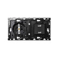 Simon 100 Кит 2 поста механизм 1 розетка Schuko + 1 з/у 2хUSB + суппорт