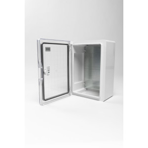 Корпус пластиковый ЩМПп прозрачная дверь 350х250х150мм УХЛ1 IP65 DYNEL