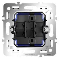 Механизм выключателя одноклавишного 10А, S70