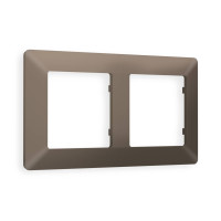AF110632 Рамка ALFA Line Темная бронза матовый 2-ая AMBRELLA VOLT