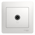 Розетка TV Schneider Electric GLOSSA, скрытый монтаж, белый, GSL000196