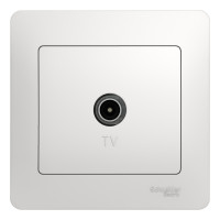 Розетка TV Schneider Electric GLOSSA, скрытый монтаж, белый, GSL000196