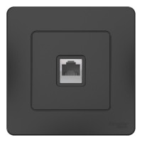 BLANCA С/У РОЗЕТКА компьютерная RJ45, кат.5E, АНТРАЦИТ BLNIS045006