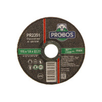 Круг отрезной абразивный 115x1.6x22.23 мм PROBOS PR2351