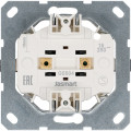 Jasmart Розетка SHUKO© двойная с защитными шторками 16A 250V~ 2P+T, цвет Тауп