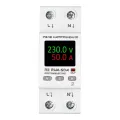 Реле напряжения ROSTOKELECTRO RE RVA-50A с ЖК-дисплеем 46-695