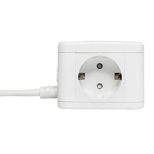 Удлинитель Куб 2х1.3м 2USB 2.4А+Type C + Ночник 1кв.мм EKF UBA-CUB-2-TC