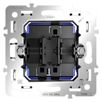 Механизм проходного переключателя одноклавишного 10А, S70
