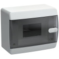 Корпус ЩРН-П-6 UNION Compact IP41 черн. прозр. дверь пластик. IEK UIC-KP12-N-06-41-K01