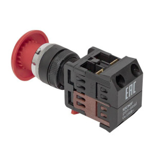 Кнопка Грибок AEA-22 NO+NC красн. EKF pbn-aea-r